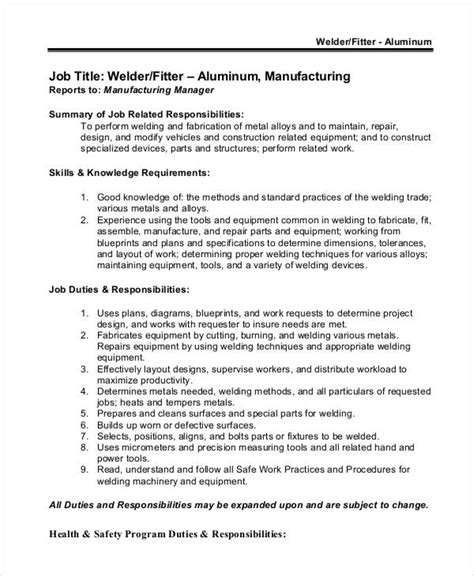 sheet metal fitter job description|sheet metal welder job description.